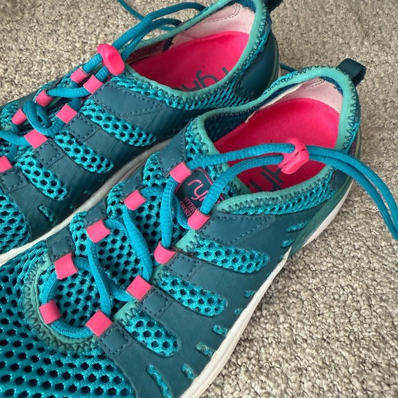 Ryka Hydro Sport Teal Pink Mesh Water Shoes Women's Size 7.5 M - Picture 3 of 9